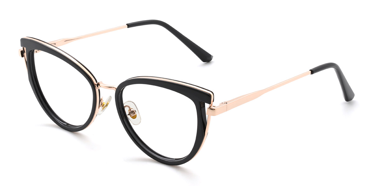 Black Tatiana - Cat Eye Glasses