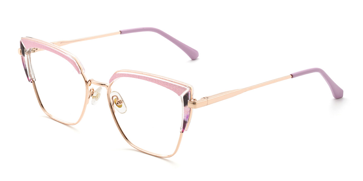 Cassis Púrpura Kailani - Rectangle Glasses