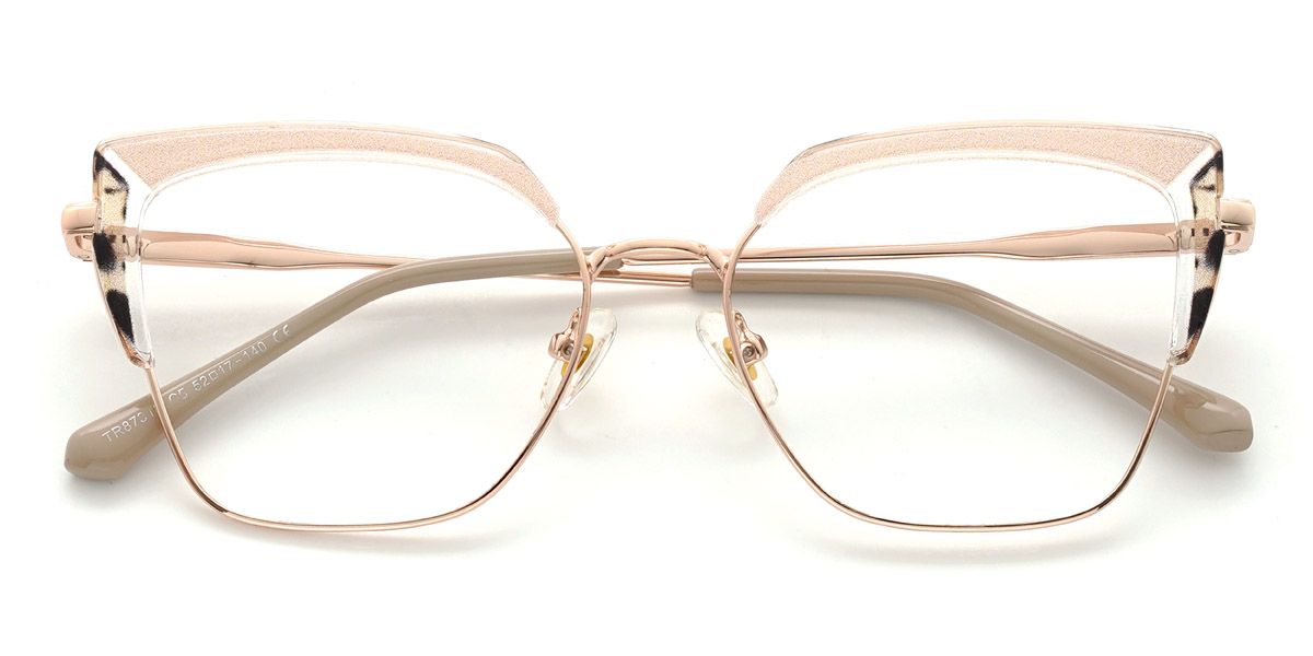 Nude Rose Kailani - Rectangle Glasses