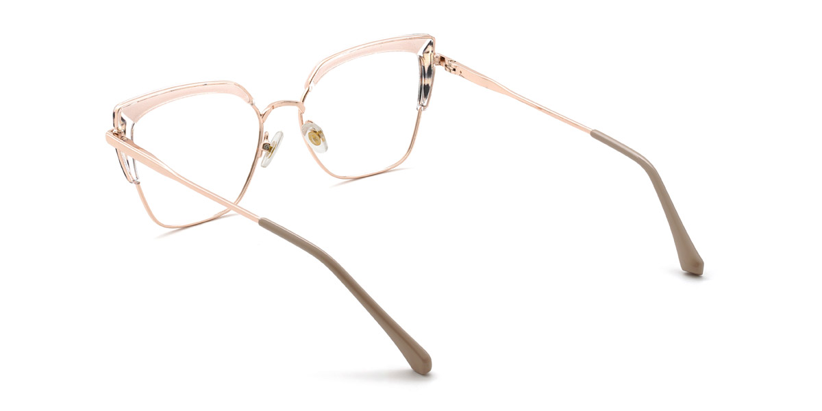 Nude Rose Kailani - Rectangle Glasses