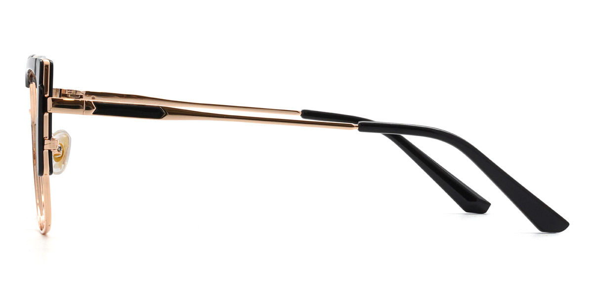 Black Julissa - Rectangle Glasses