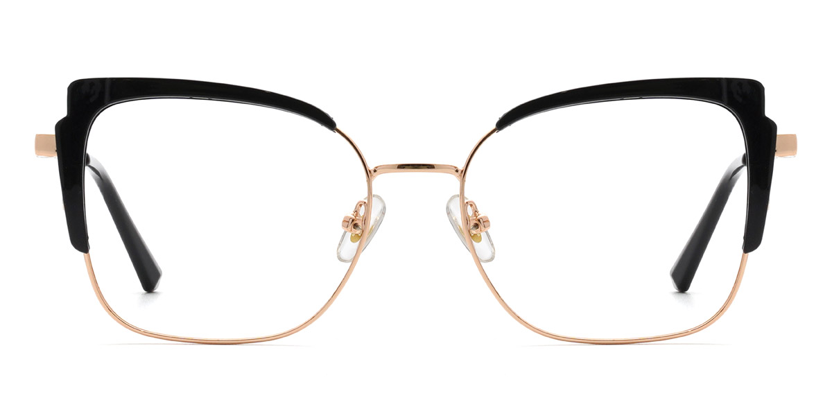 Black Julissa - Rectangle Glasses