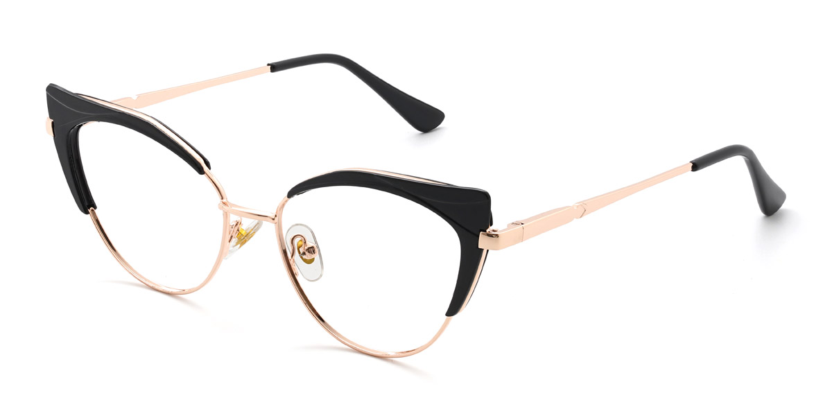 Black Kalani Glasses - Cat Eye Glasses