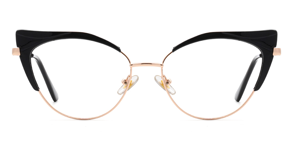 Black Kalani Glasses - Cat Eye Glasses