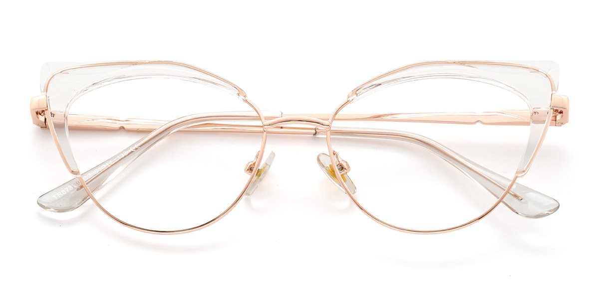 Clear Kalani - Cat Eye Glasses