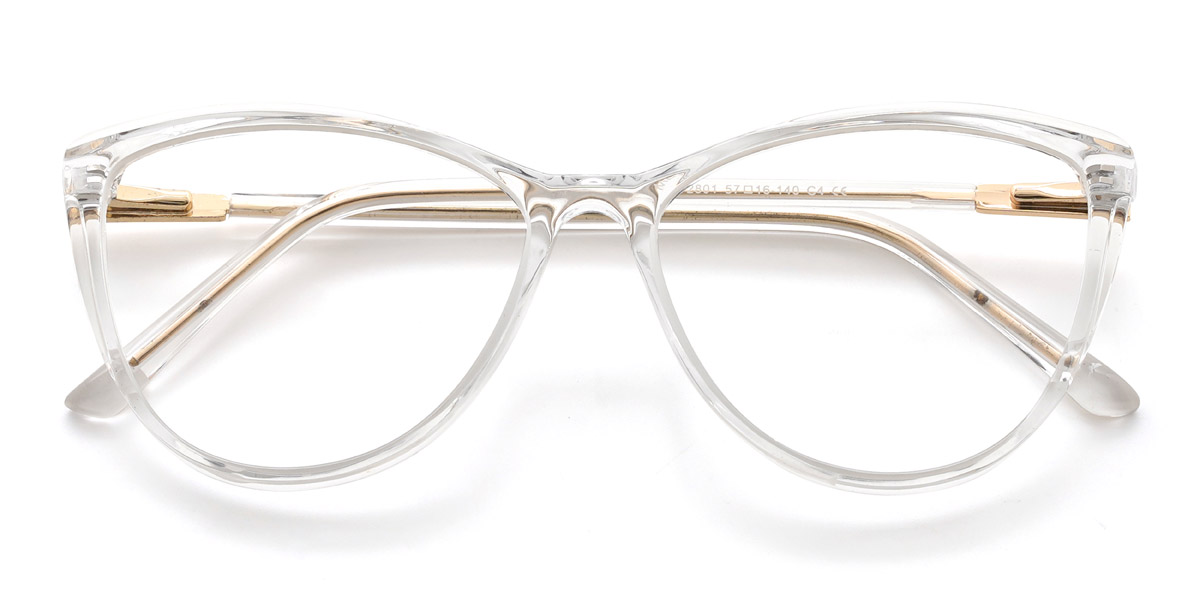 Clear Ivanna - Cat Eye Glasses