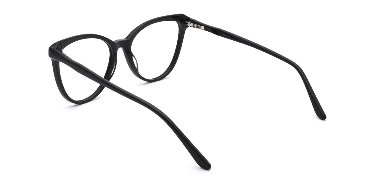 Black Laylah - Oval Glasses