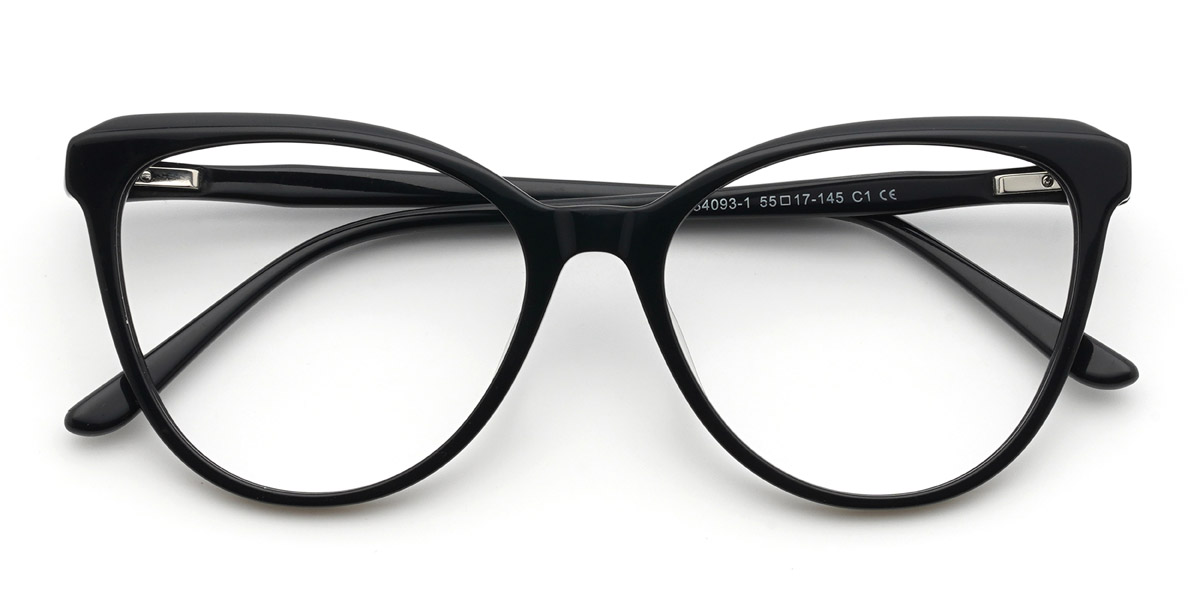 Black Laylah - Oval Glasses