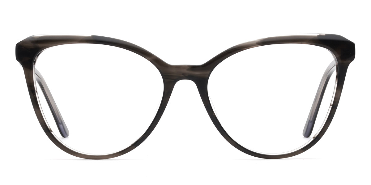 Wood Grain Laylah - Oval Glasses