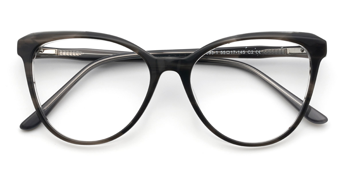 Holz Maserung Laylah - Oval Glasses