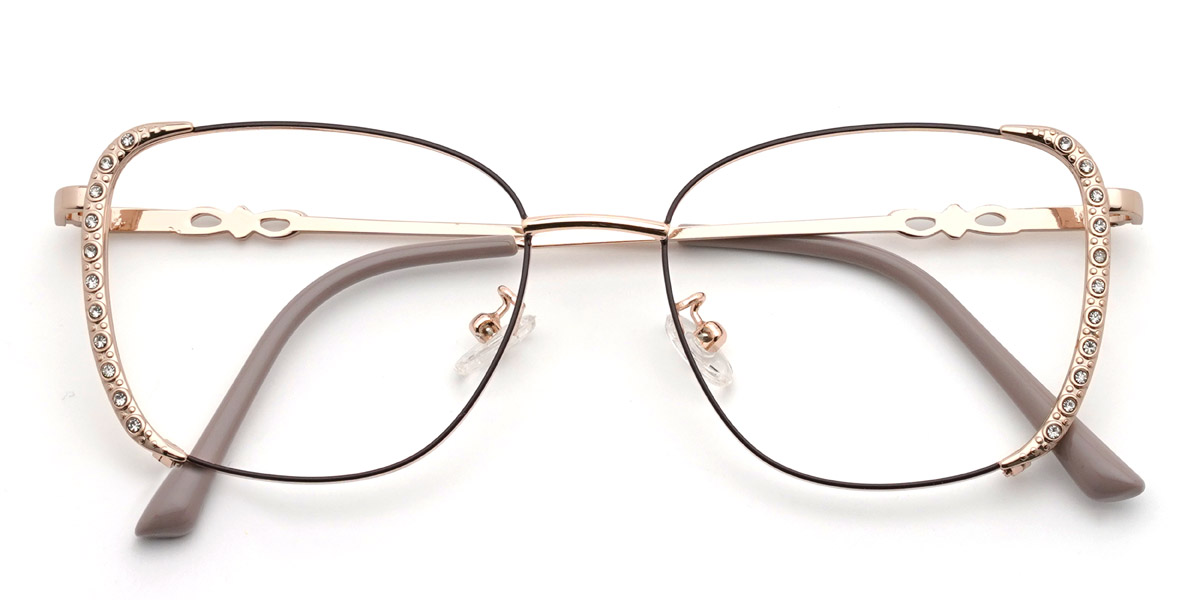 Marron Marilyn - Rectangle Glasses