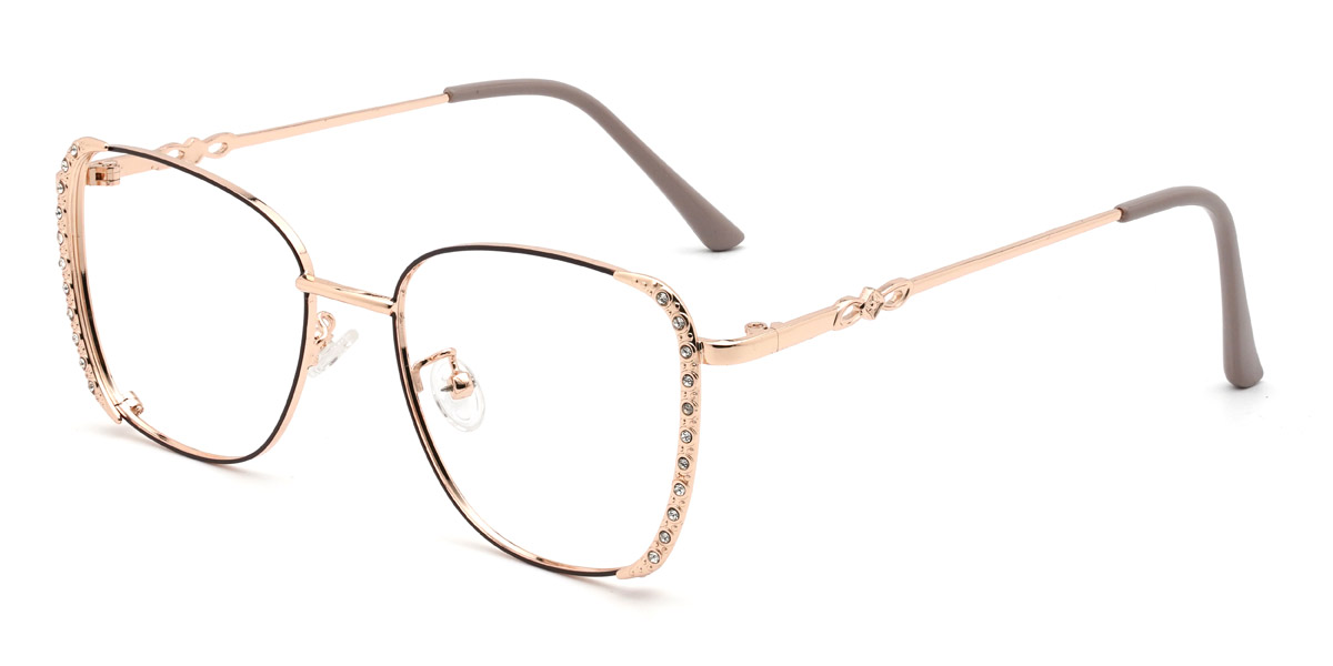 Marron Marilyn - Rectangle Glasses