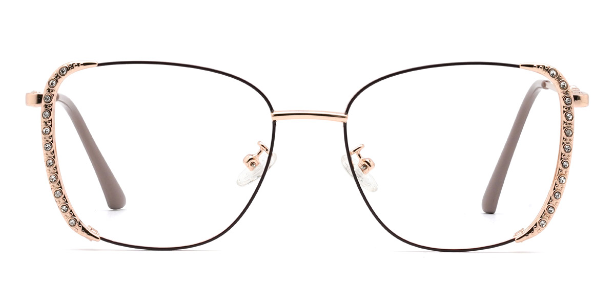 Marron Marilyn - Rectangle Glasses