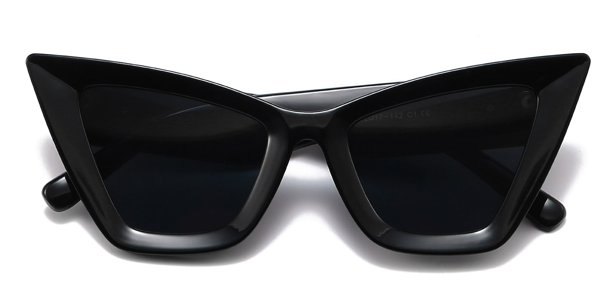 Fekete szürke Hart - Cat Eye Sunglasses