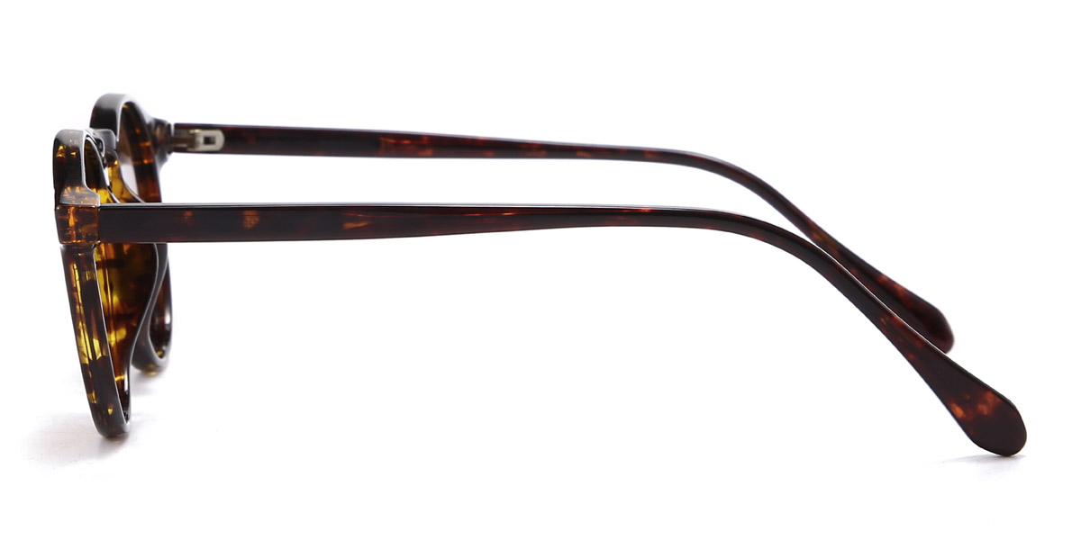 Teknősbéka barna Emelia - Oval Sunglasses