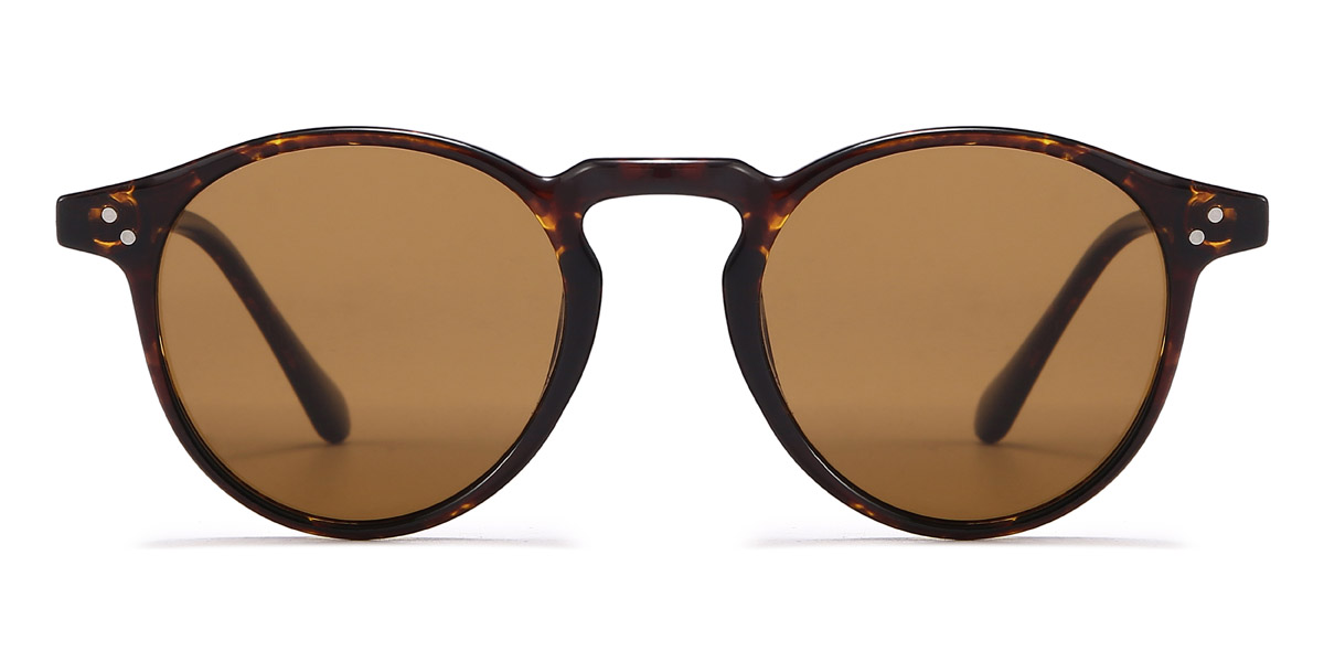 Tortoiseshell Brown Emelia Glasses - Oval Sunglasses