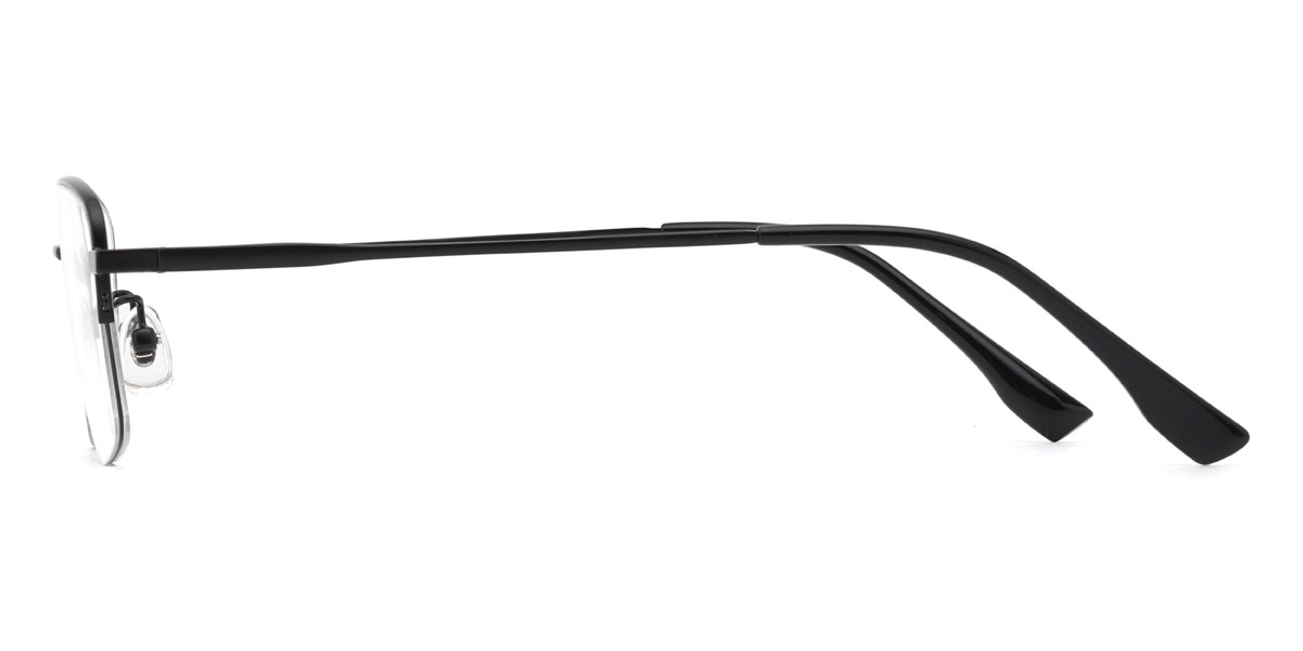 Black Conrad - Rectangle Glasses