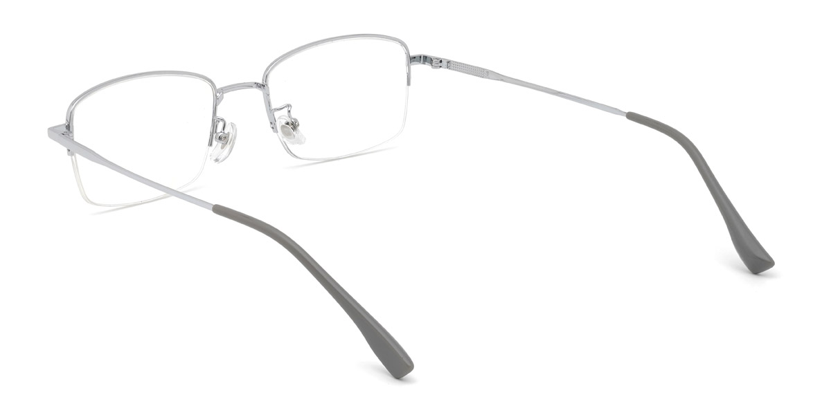 Silver Conrad - Rectangle Glasses