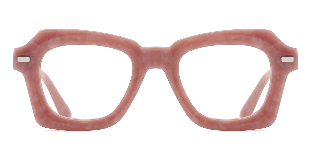 Pink Amelie - Rectangle Glasses