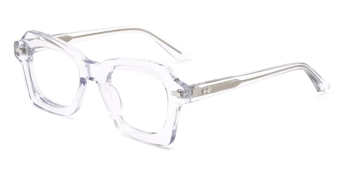 Clear Amelie Glasses - Rectangle Glasses