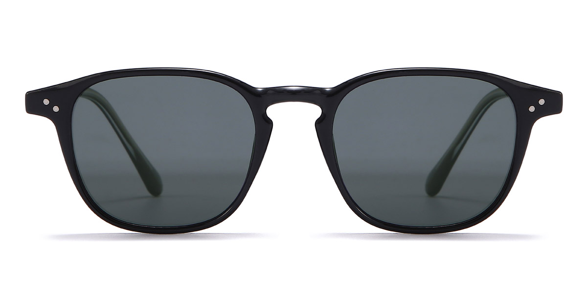 Black Grey Archibald - Rectangle Sunglasses