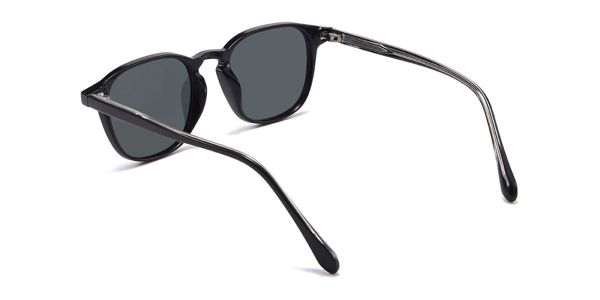 Fekete szürke Archibald - Rectangle Sunglasses