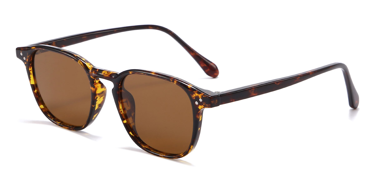 Tortoiseshell Brown Archibald - Rectangle Sunglasses