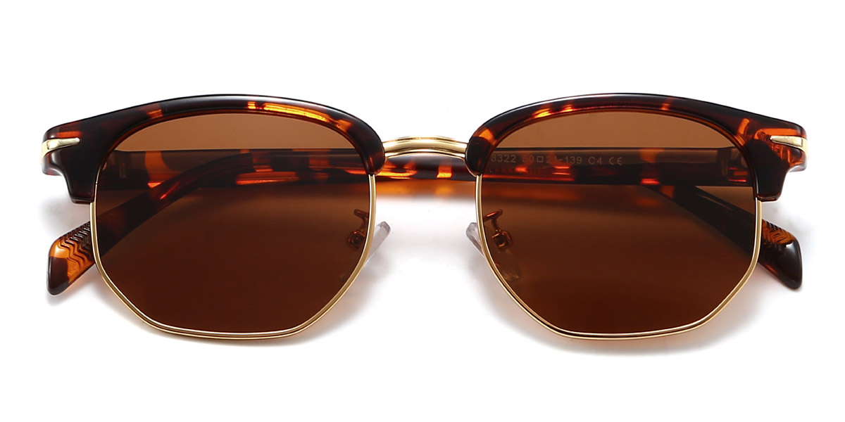 Schildpatt Braun Baldwin - Rectangle Sunglasses