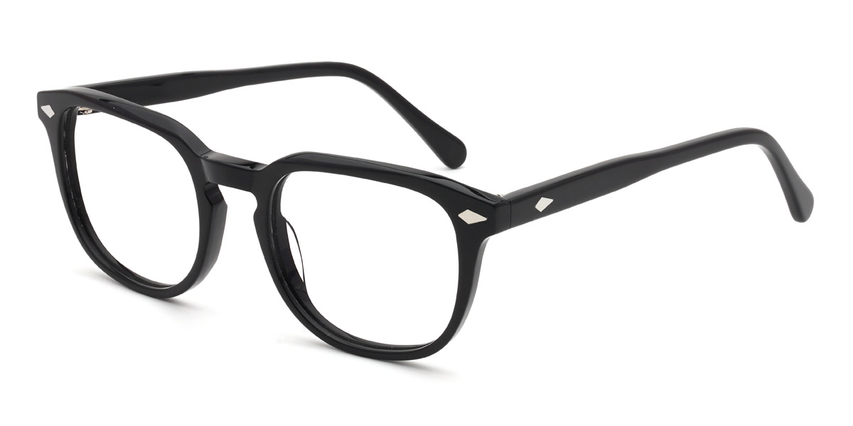 Black Luther - Oval Glasses