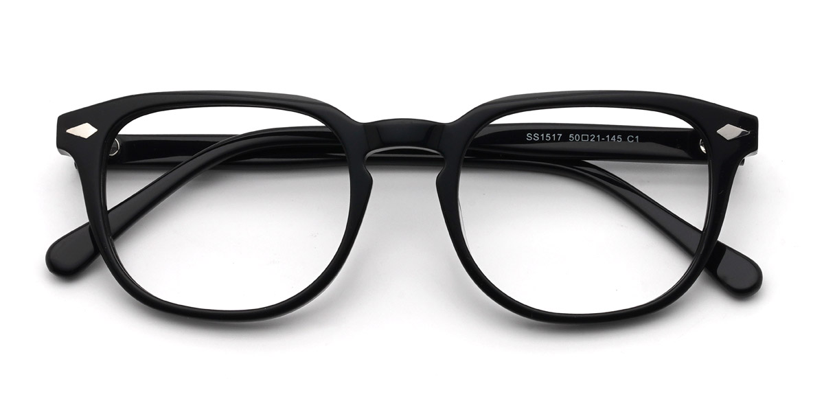 Black Luther - Oval Glasses