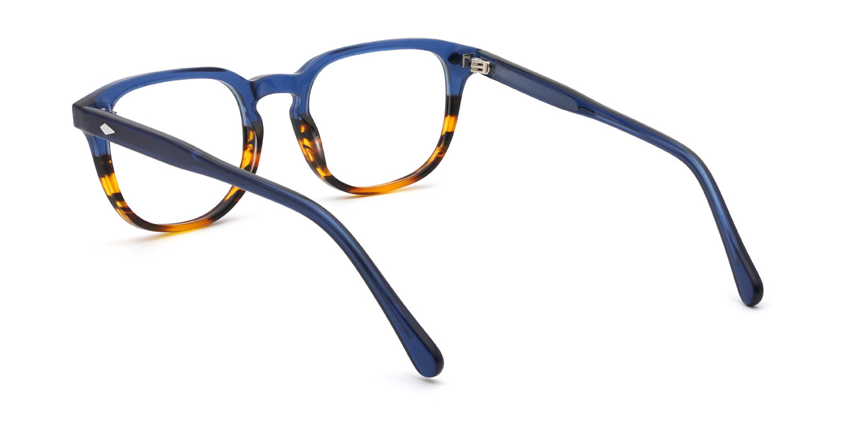 Azul Marino Azul Carey Luther - Oval Glasses