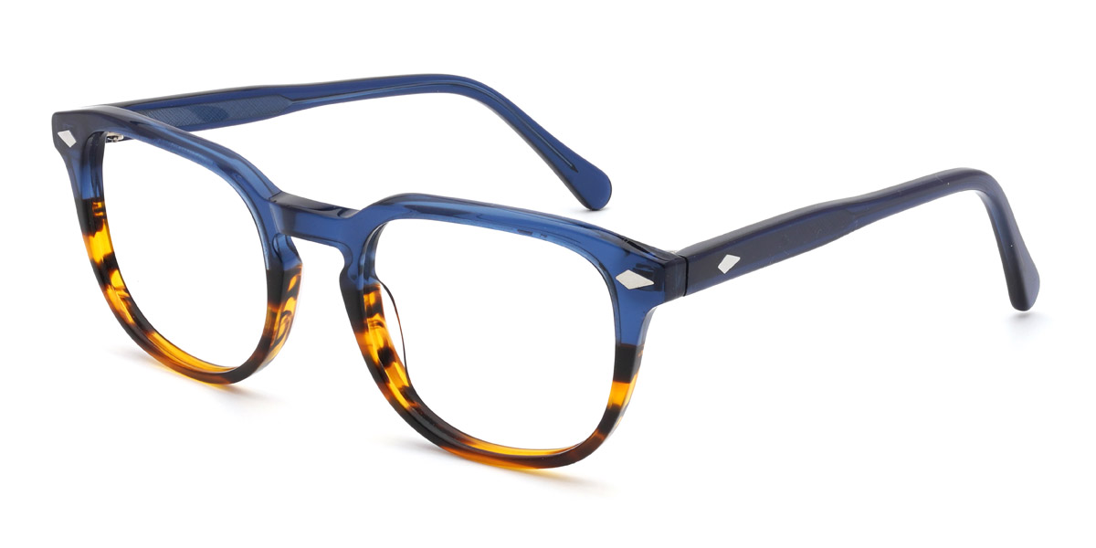 Azul Marino Azul Carey Luther - Oval Glasses