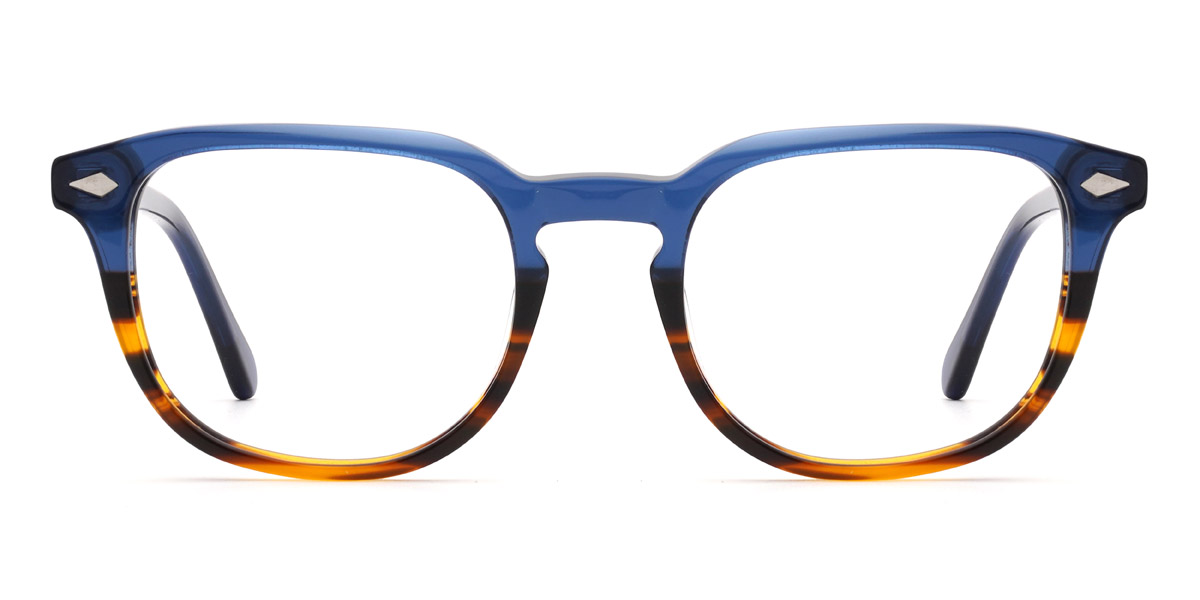 Azul Marino Azul Carey Luther - Oval Glasses