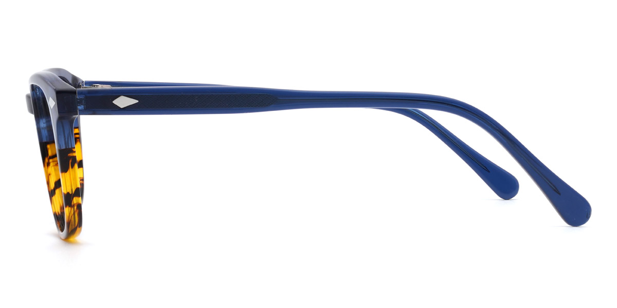 Azul Marino Azul Carey Luther - Oval Glasses