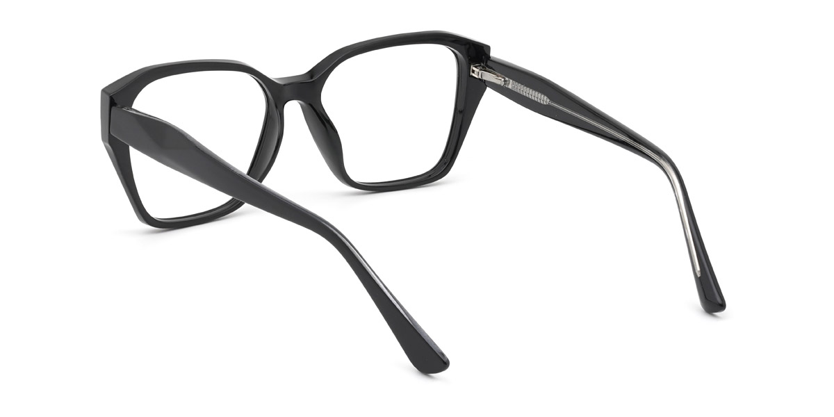 Black Itzayana - Square Glasses