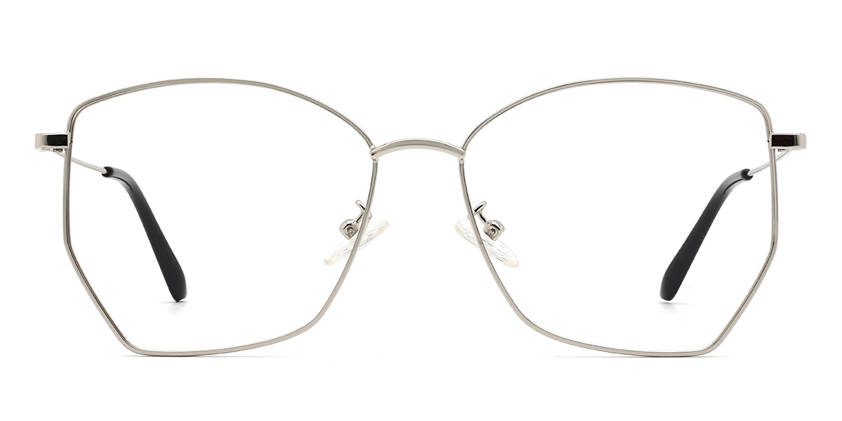 Silver Breanna - Square Glasses