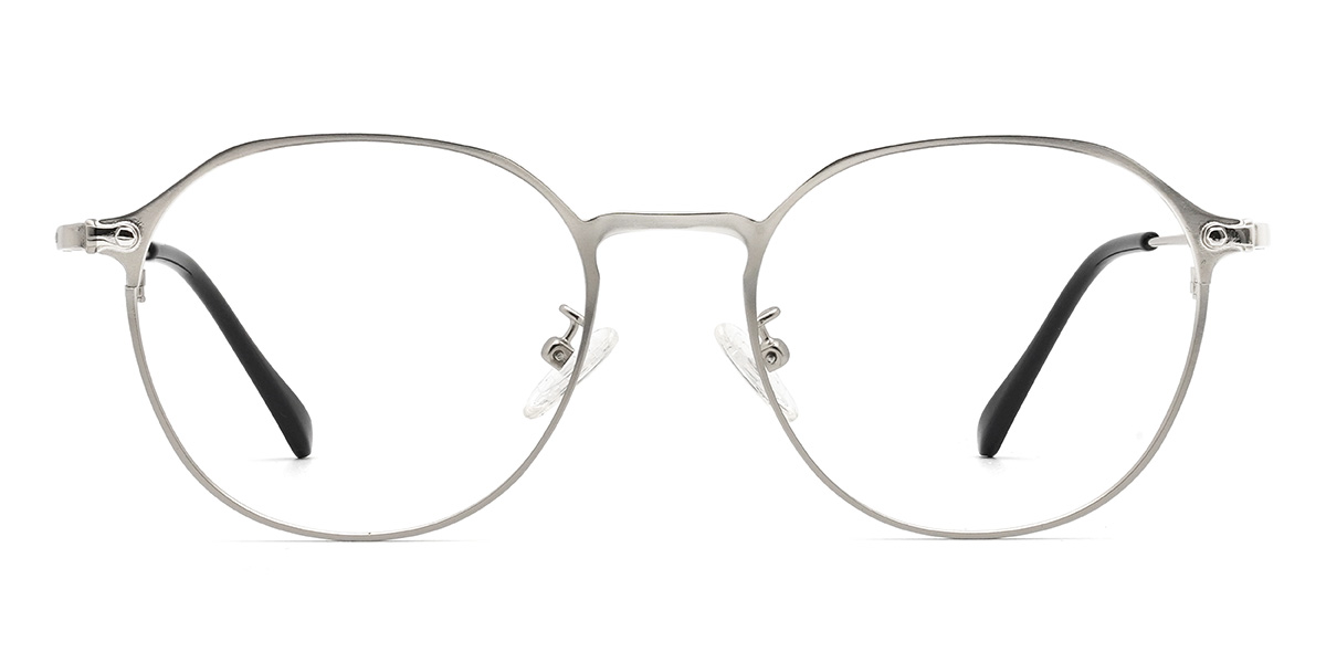 Silver Madalynn - Oval Glasses