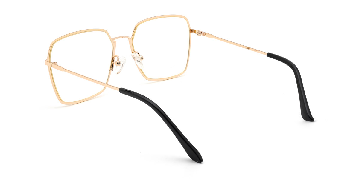 Gold Kailey - Square Glasses