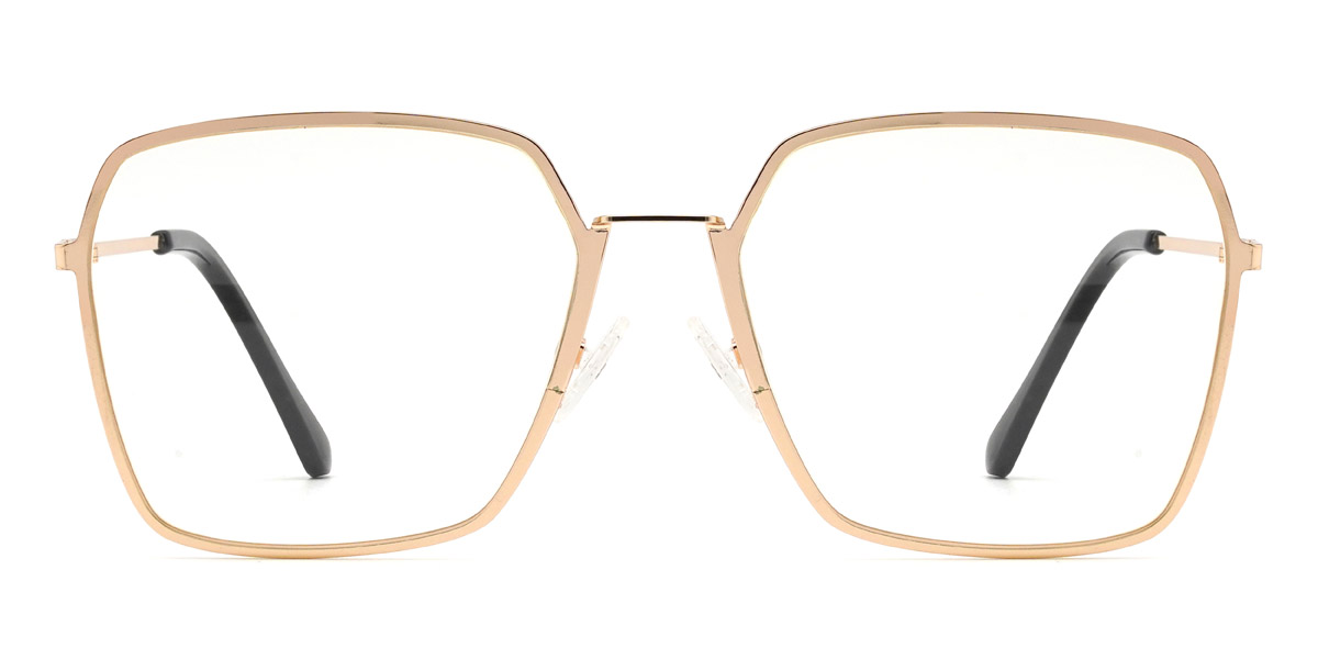 Gold Kailey - Square Glasses