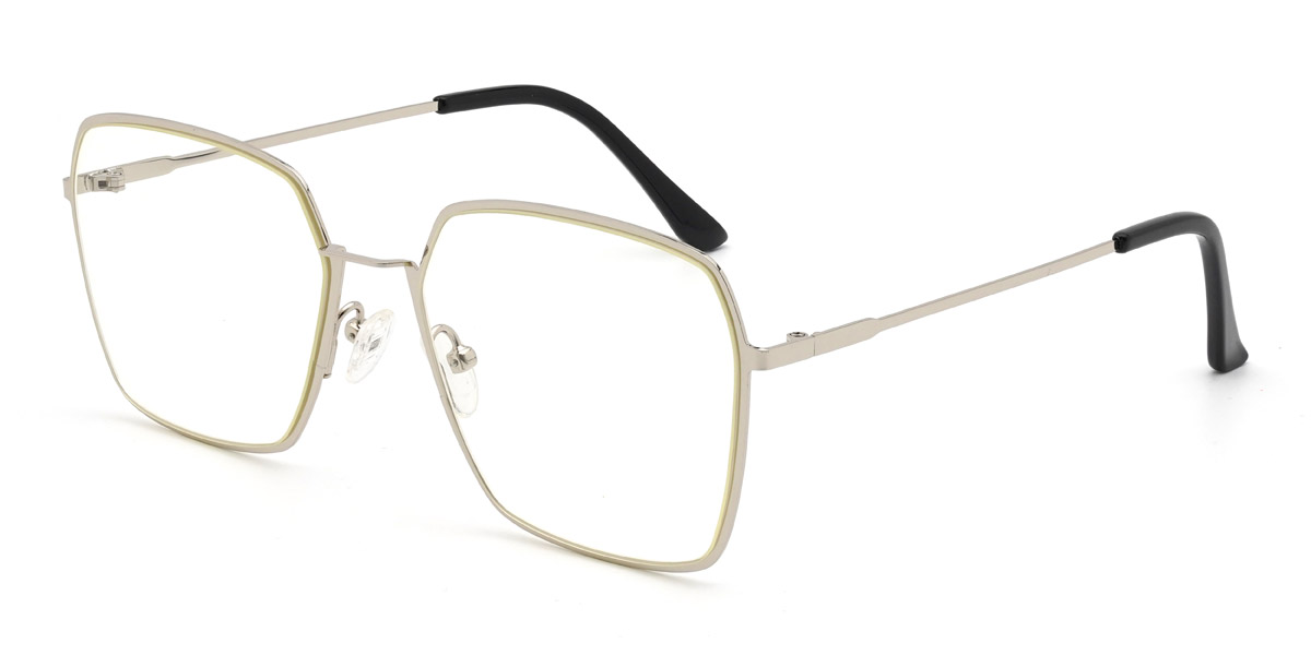 Plata Kailey Gafas - Square Glasses