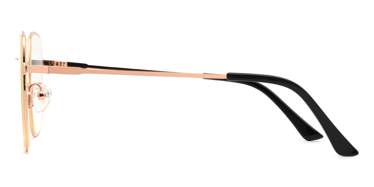 Rose Gold Kailey - Square Glasses