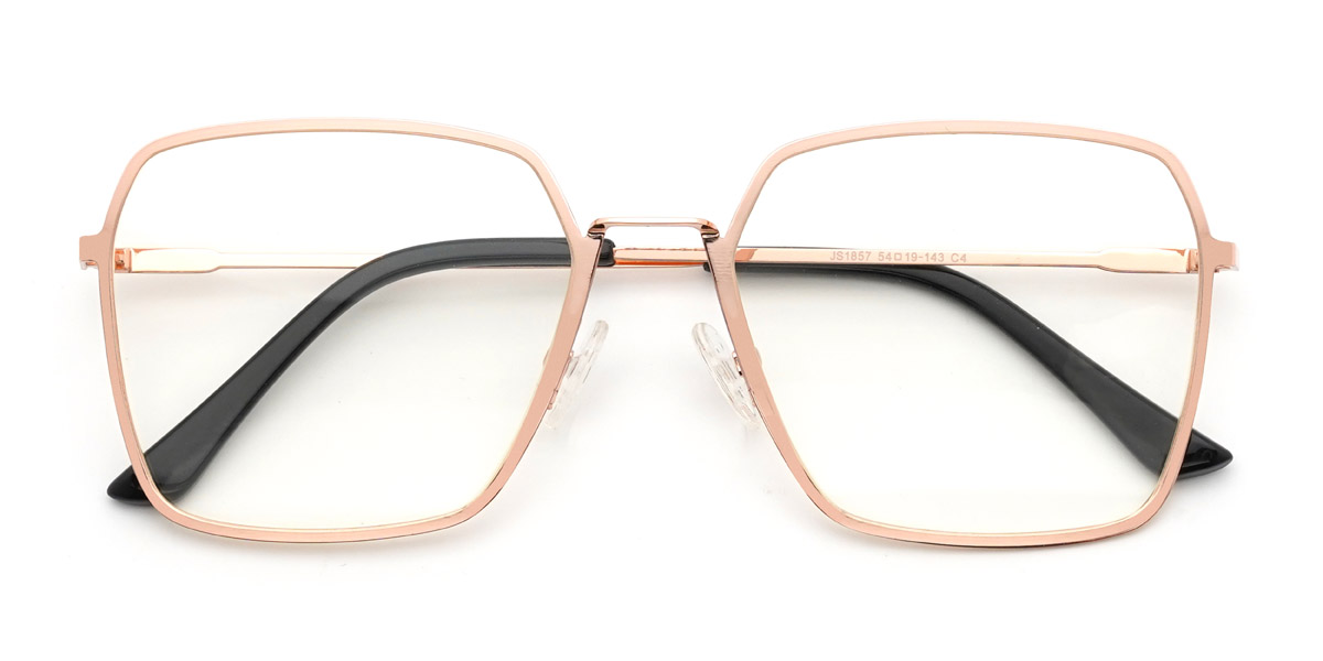 Rose Gold Kailey - Square Glasses