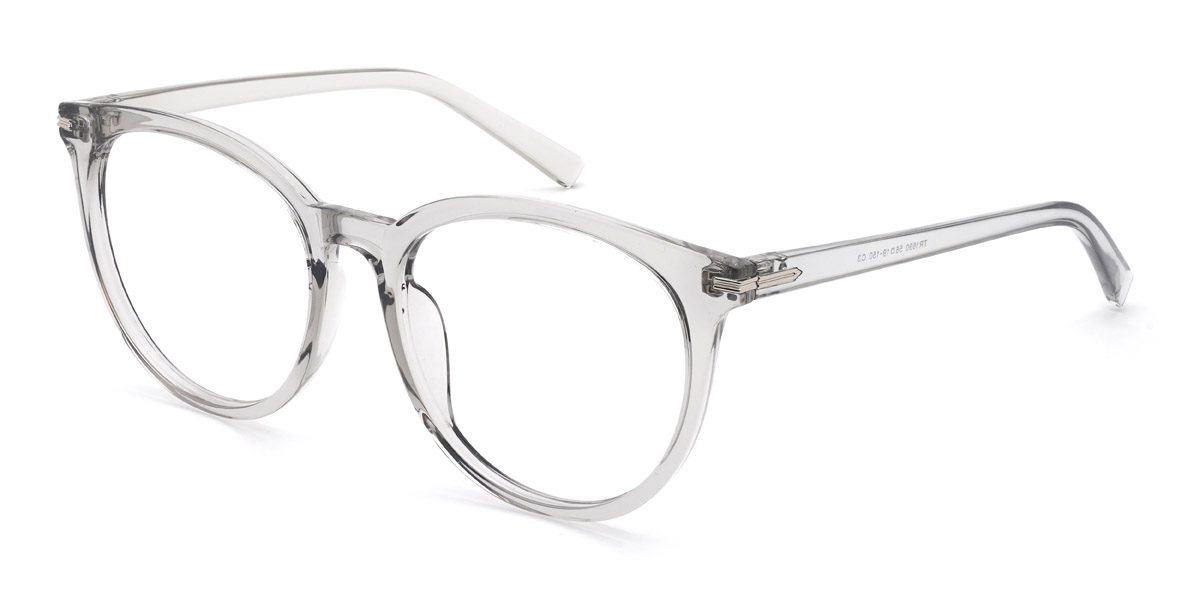 Gris Milena Gafas - Round Glasses