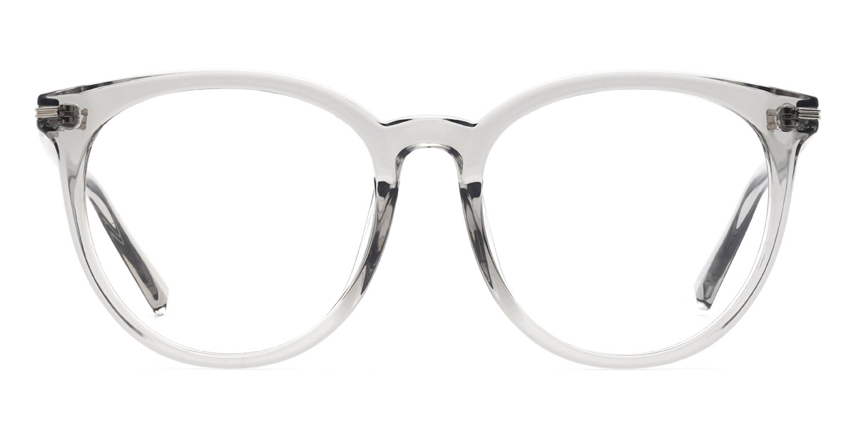 Gris Milena Gafas - Round Glasses