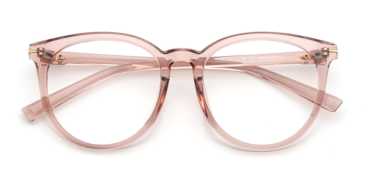 Nude Pink Milena - Round Glasses