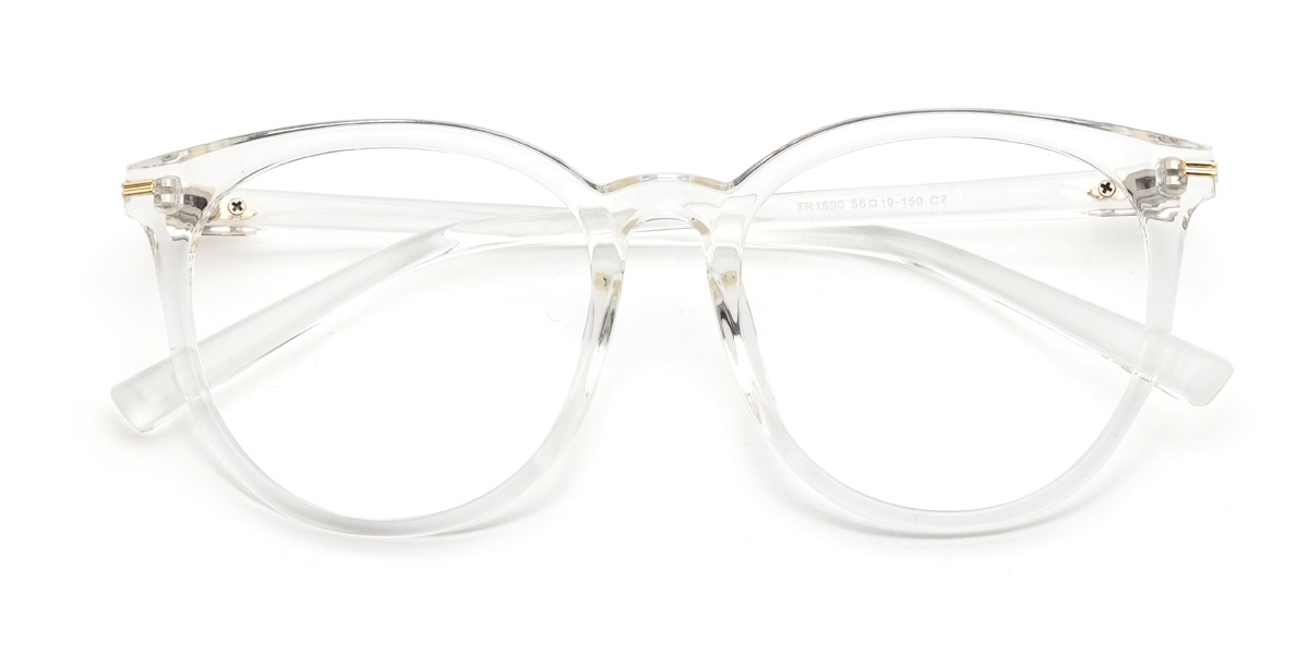 Clear Milena Glasses - Round Glasses