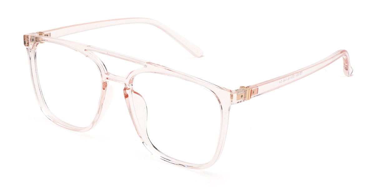 Light Pink Clarissa - Aviator Glasses