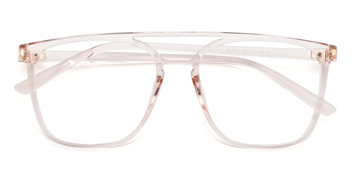 Light Pink Clarissa - Aviator Glasses