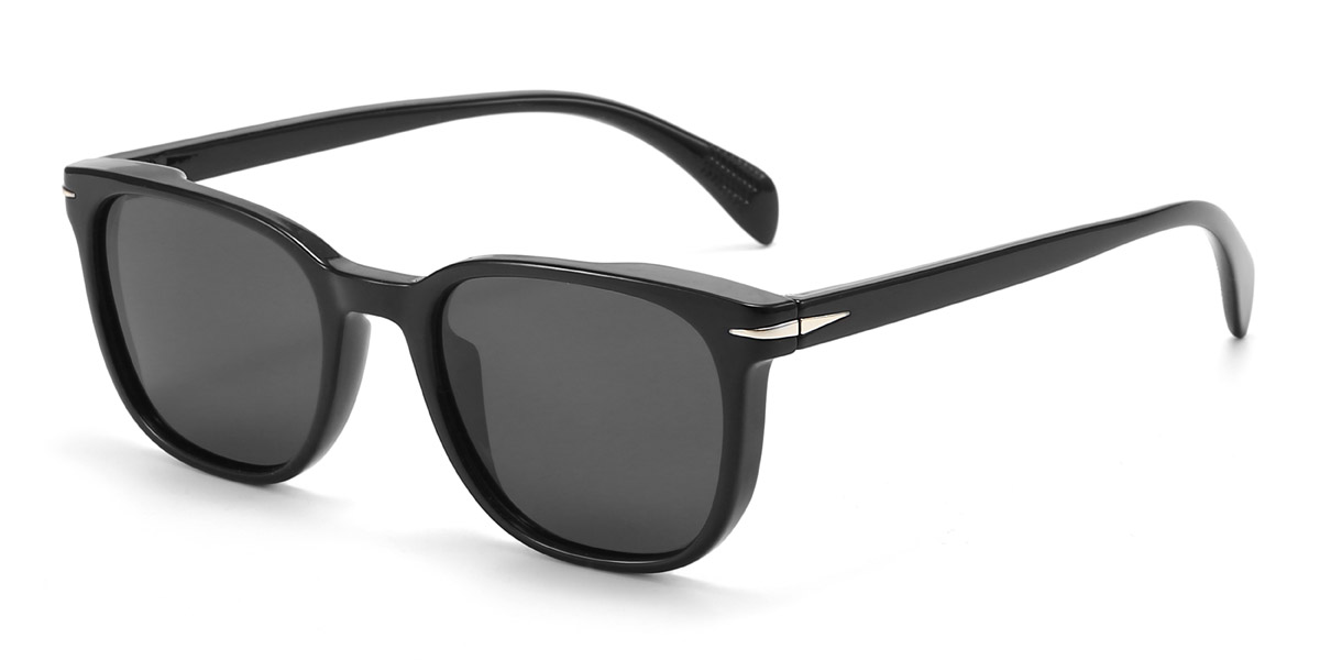 Schwarz Grau Ayleen Brille - Rectangle Sunglasses