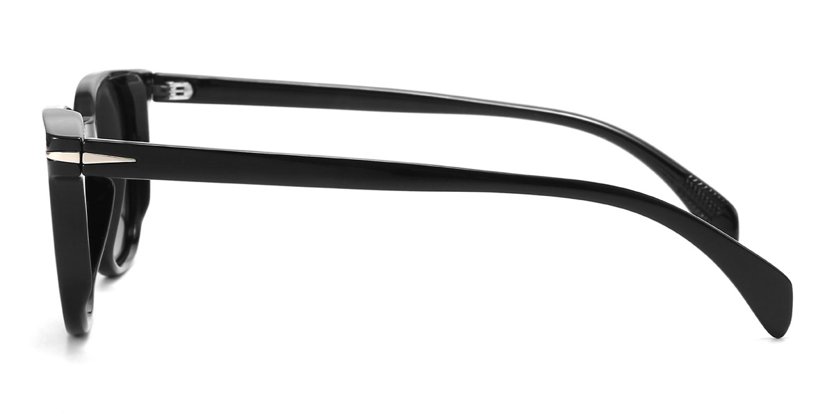 Preto Cinza Ayleen Óculos - Rectangle Sunglasses